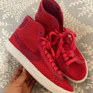 Hot Pink Mesh Classic Nikes one of a kind